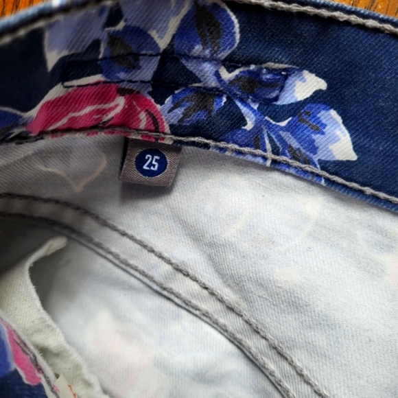 Citizens Of Humanity Mandy High Waist Retro Slim Floral Jeans Size 25 USA B23 - Picture 8 of 13